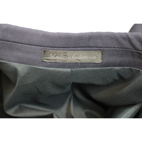 Lauren Ralph Lauren Blazer Mens 48R Navy Blue 100% Wool Gold Buttons - Picture 7 of 11